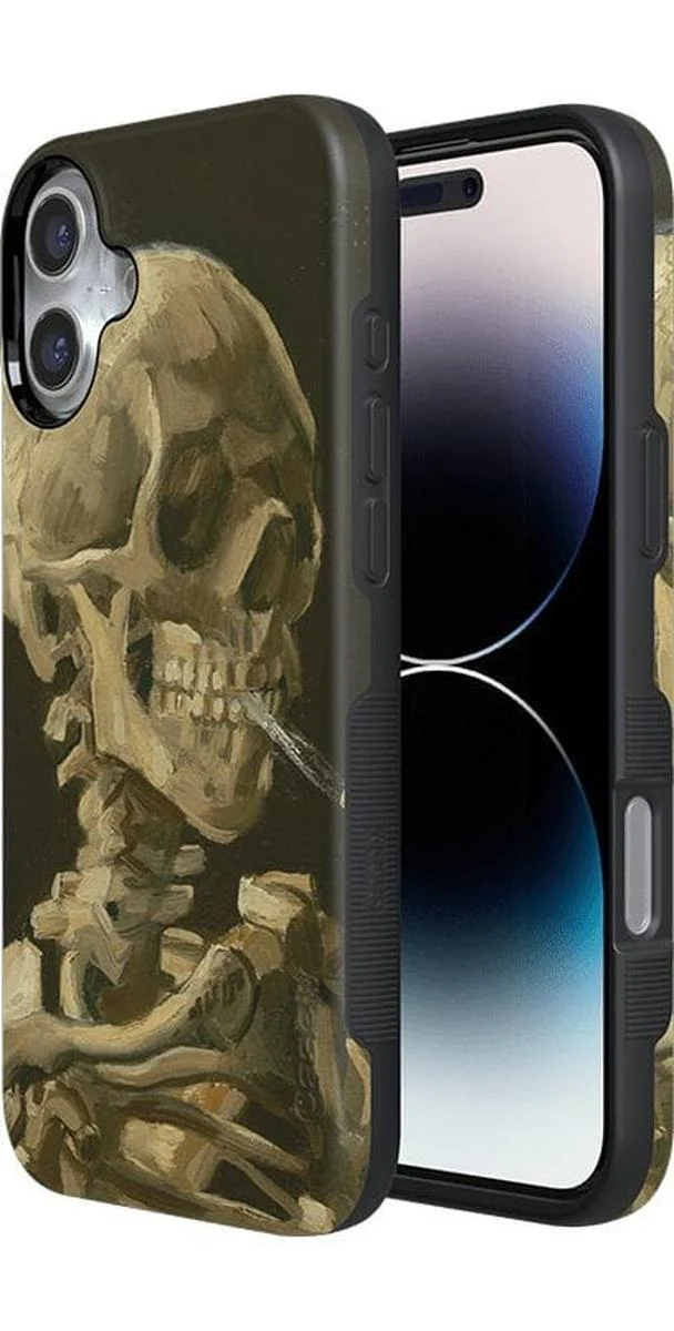 Van Gogh | Head of a Skeleton with a Burning Cigarette Phone Case - Image 102