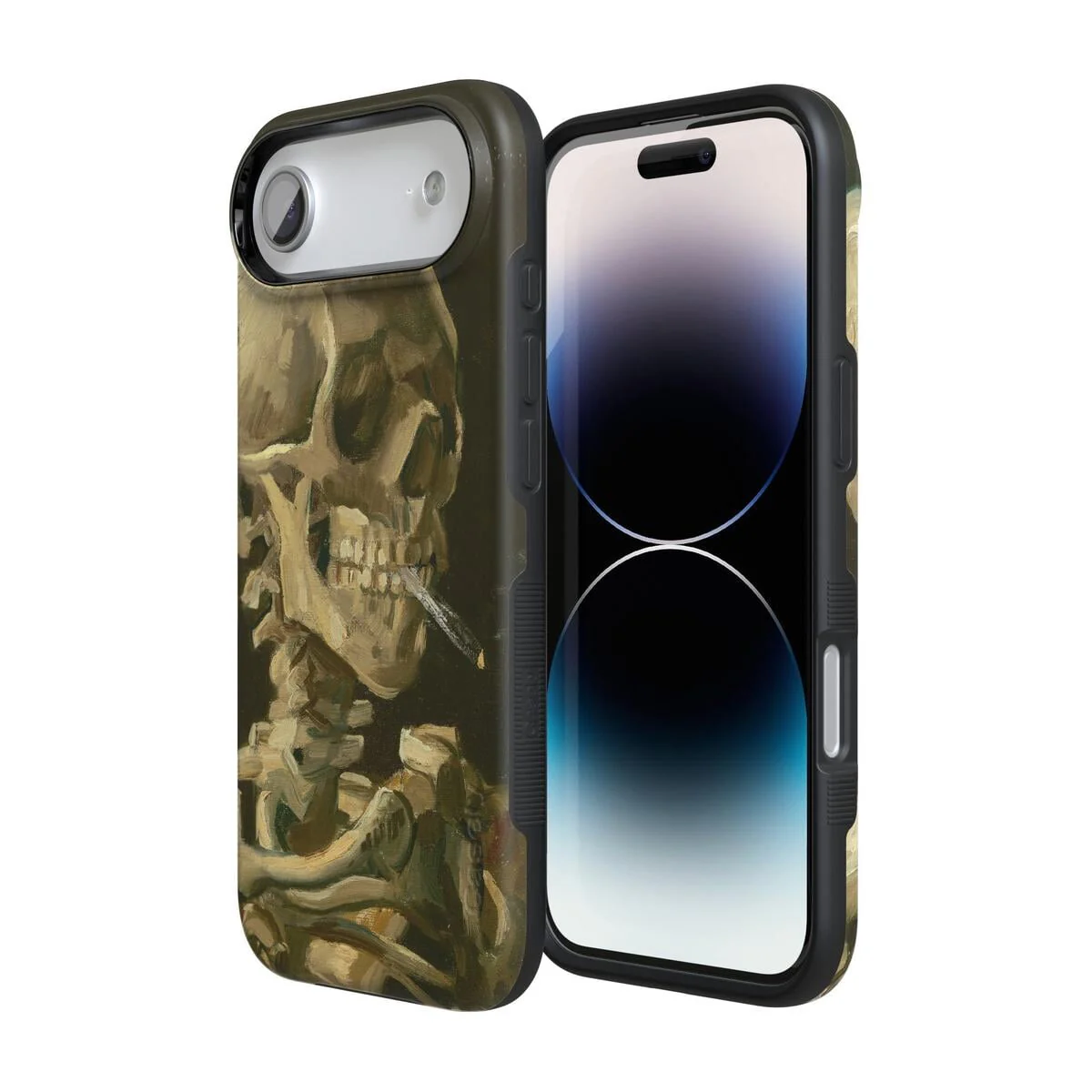 Van Gogh | Head of a Skeleton with a Burning Cigarette Phone Case - Image 130