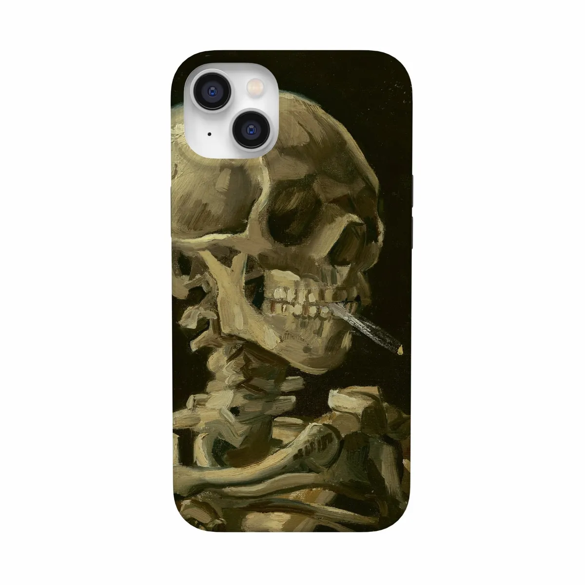 Van Gogh | Head of a Skeleton with a Burning Cigarette Phone Case - Image 148