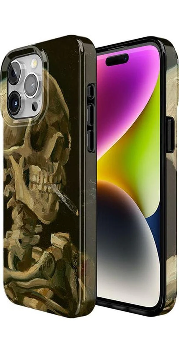Van Gogh | Head of a Skeleton with a Burning Cigarette Phone Case - Image 30