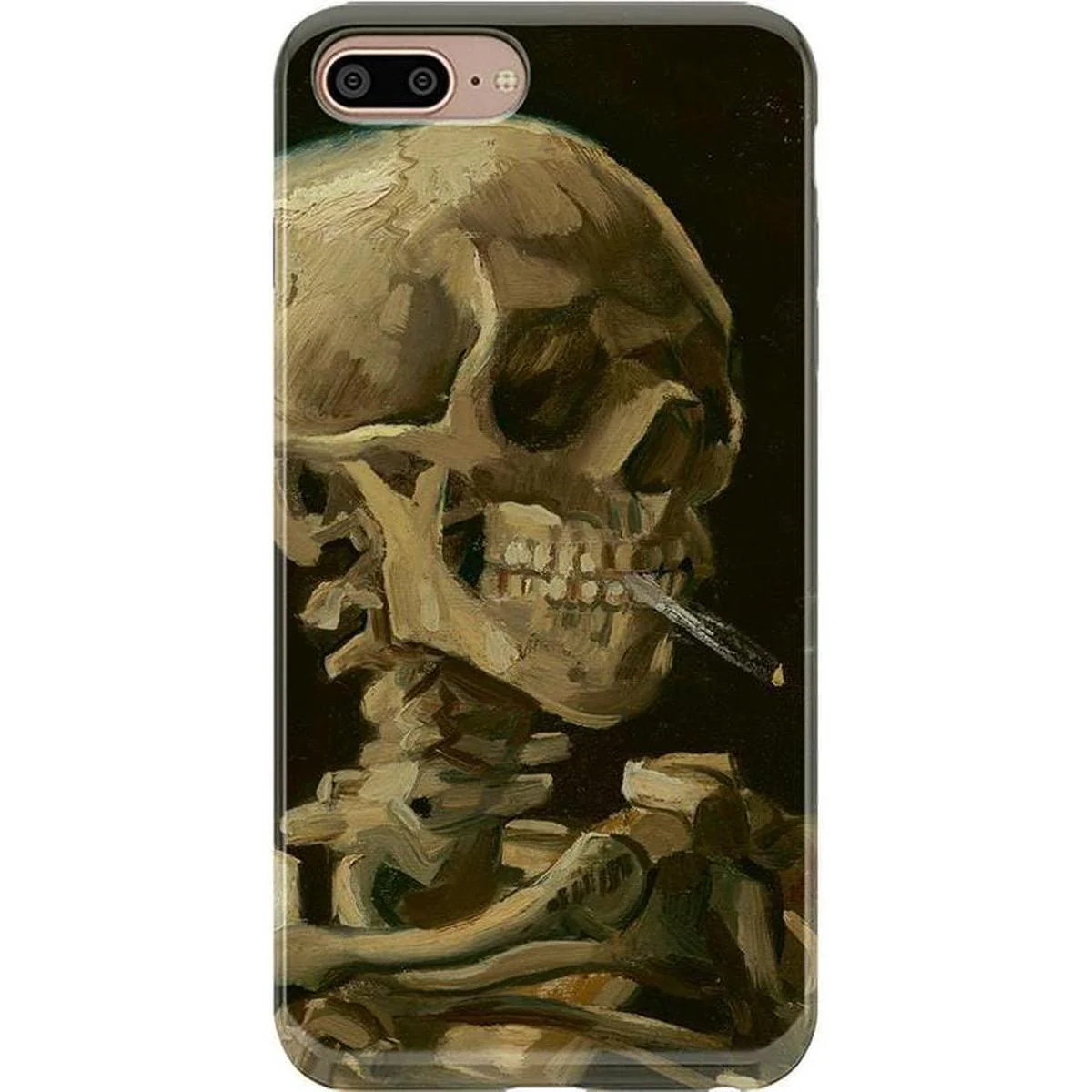 Van Gogh | Head of a Skeleton with a Burning Cigarette Phone Case - Image 44