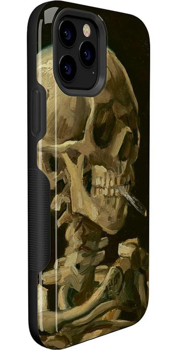 Van Gogh | Head of a Skeleton with a Burning Cigarette Phone Case - Image 80