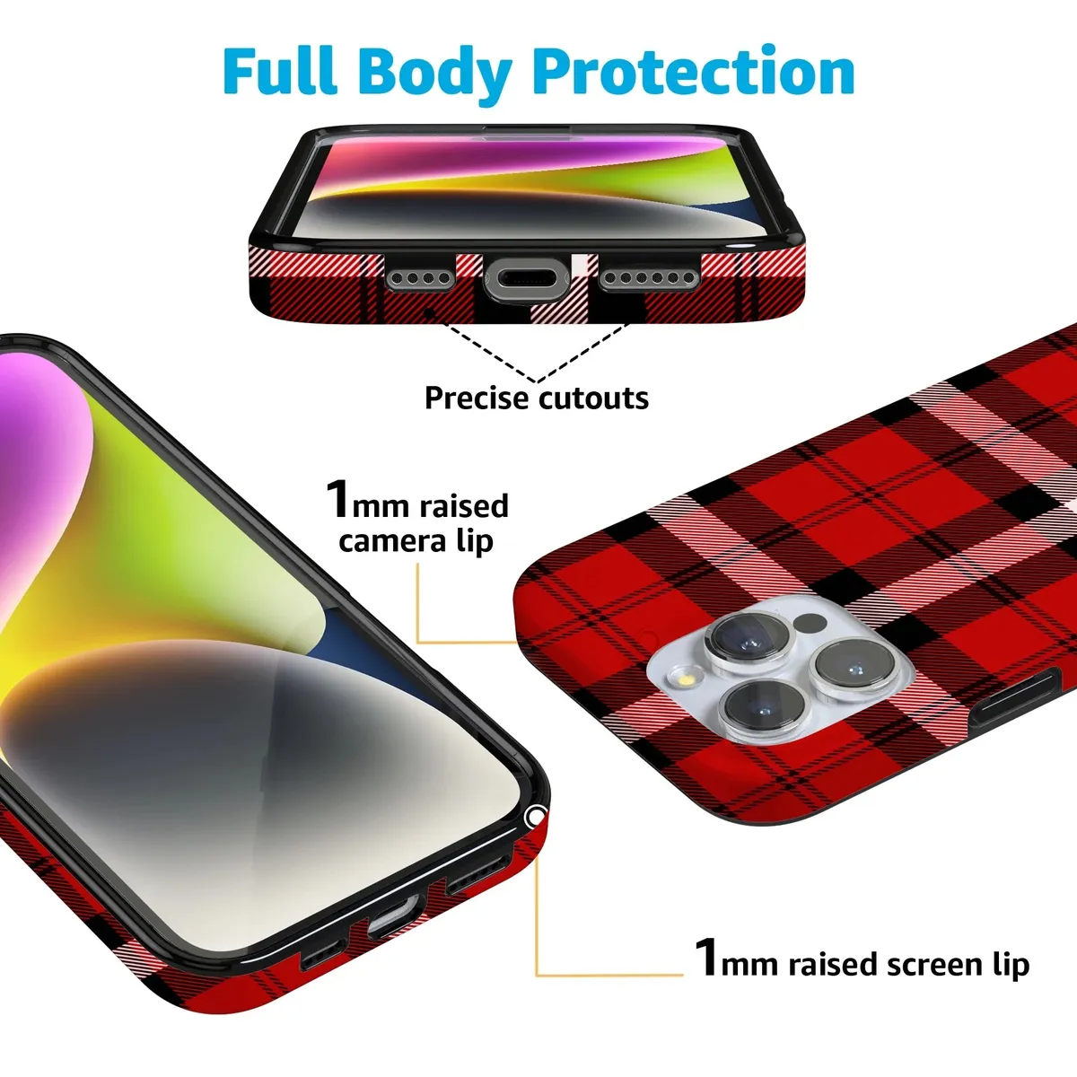 As if! | Red Plaid Case - Image 148