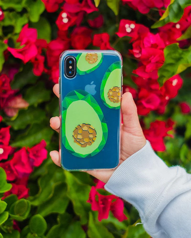 Just Ripe | Avocado Gold Clear Case - Image 19