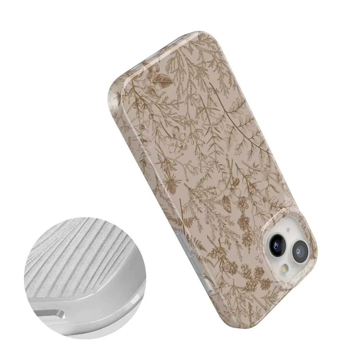 Beige Garden | Neutral Floral Case - Image 109