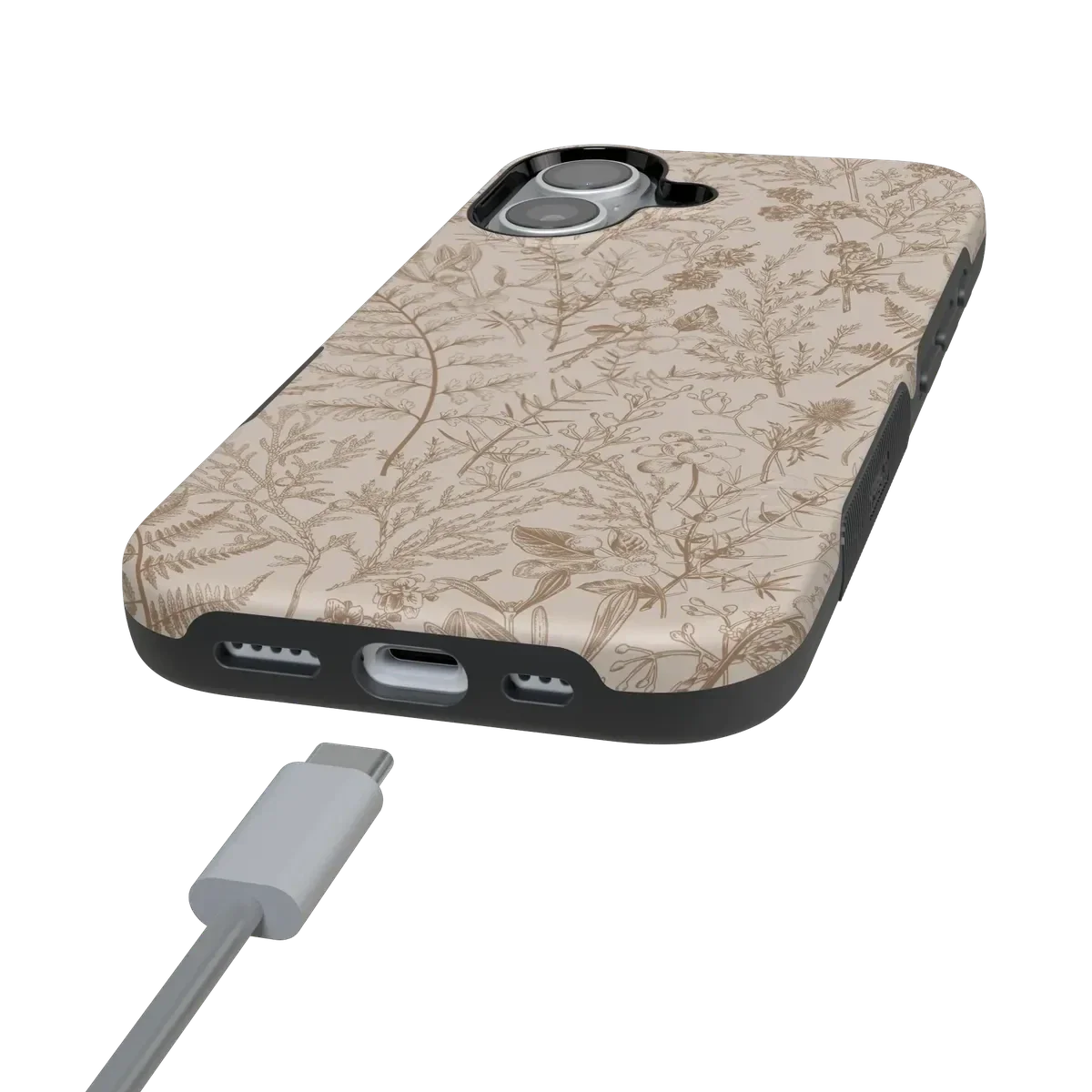 Beige Garden | Neutral Floral Case - Image 45