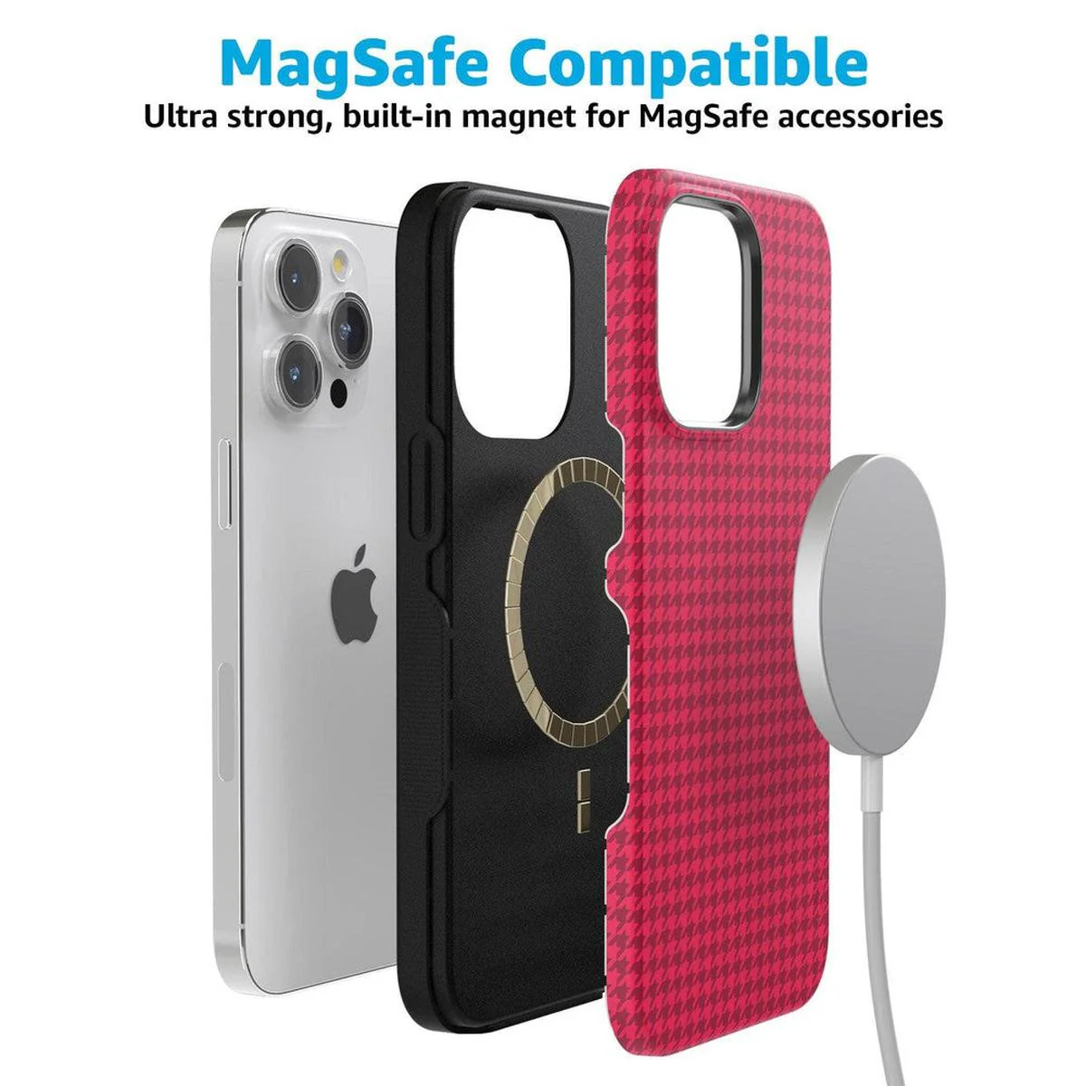 Best Dressed | Red Houndstooth Case - Image 93