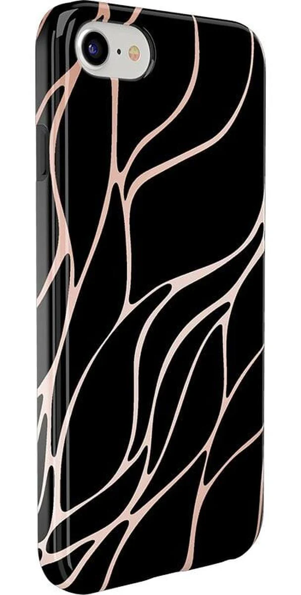 Midnight Ride | Black and Gold Metallic Waves Case - Image 5