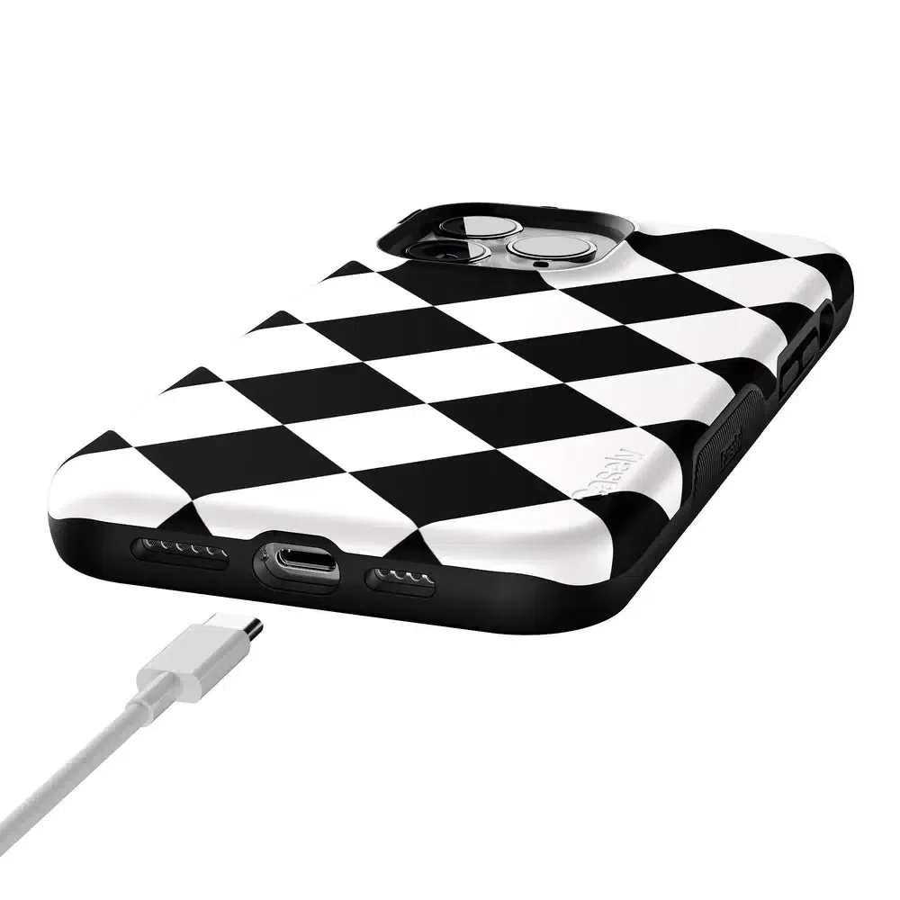 Black Checkerboard | High Contrast Design Case - Image 109