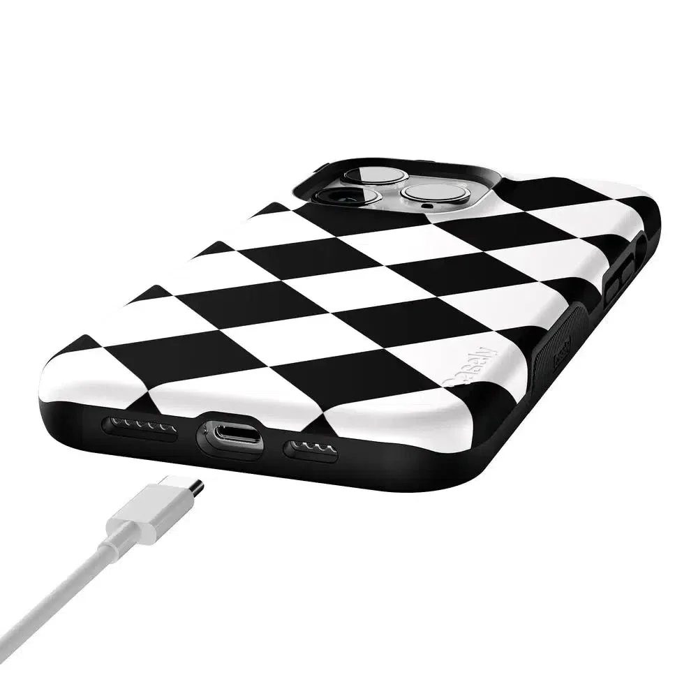 Black Checkerboard | High Contrast Design Case - Image 129