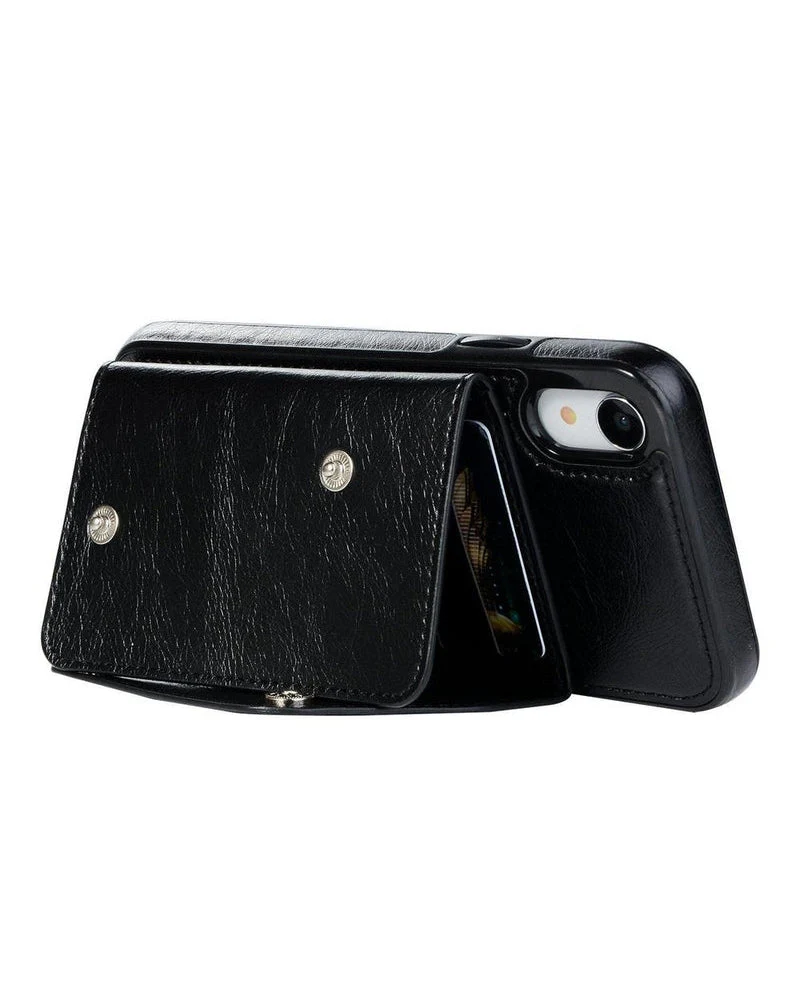 Black Vegan Leather | Wallet Case - Image 14