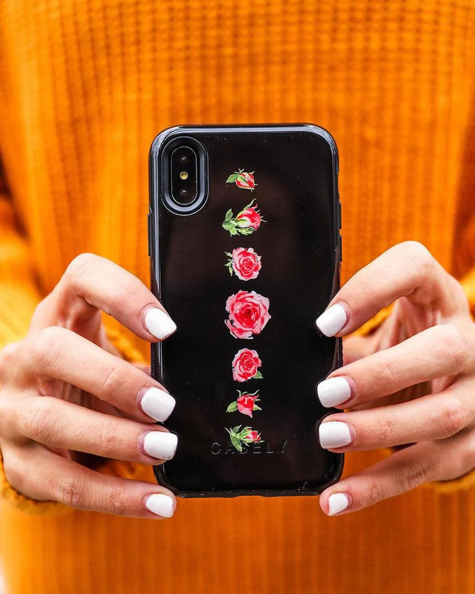 Accept the Rose | Blooming Red Rose Floral Case - Image 40