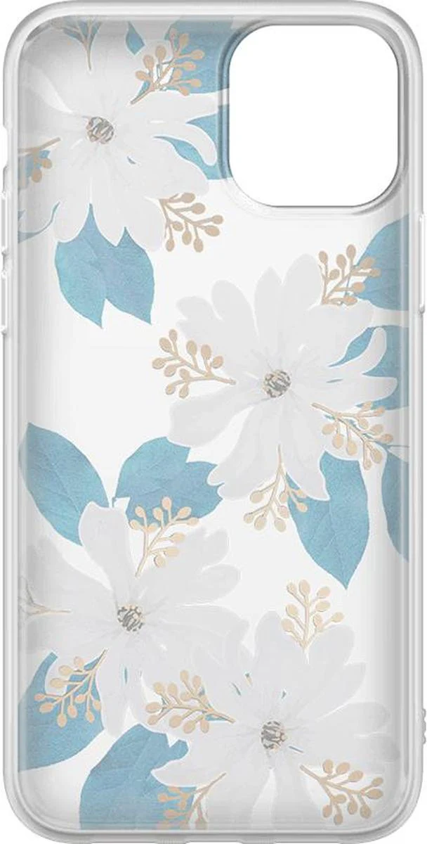 Forget Me Not | Blue and Gold Clear Floral Case - Image 8