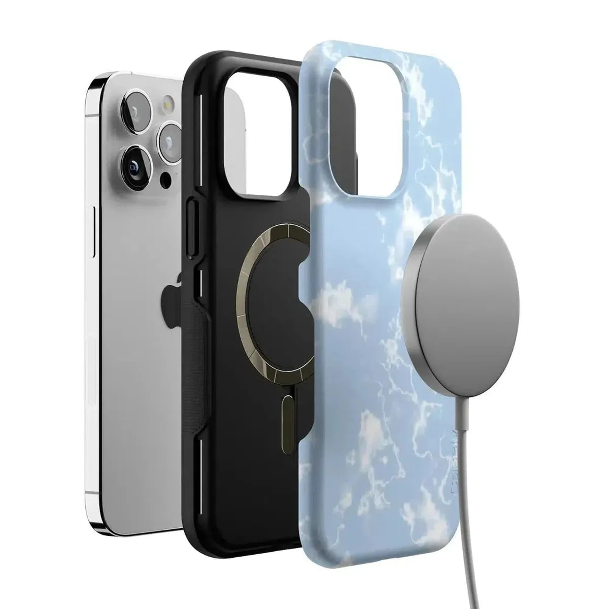 Light Blue Skies | Marble Clouds Case - Image 117