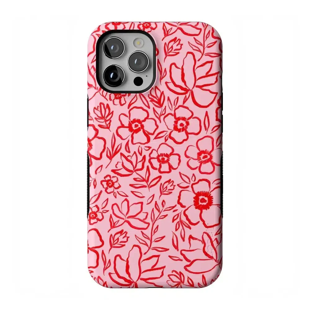 Blush Garden | Floral Doodle Case - Image 101