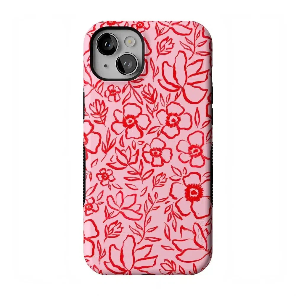 Blush Garden | Floral Doodle Case - Image 131