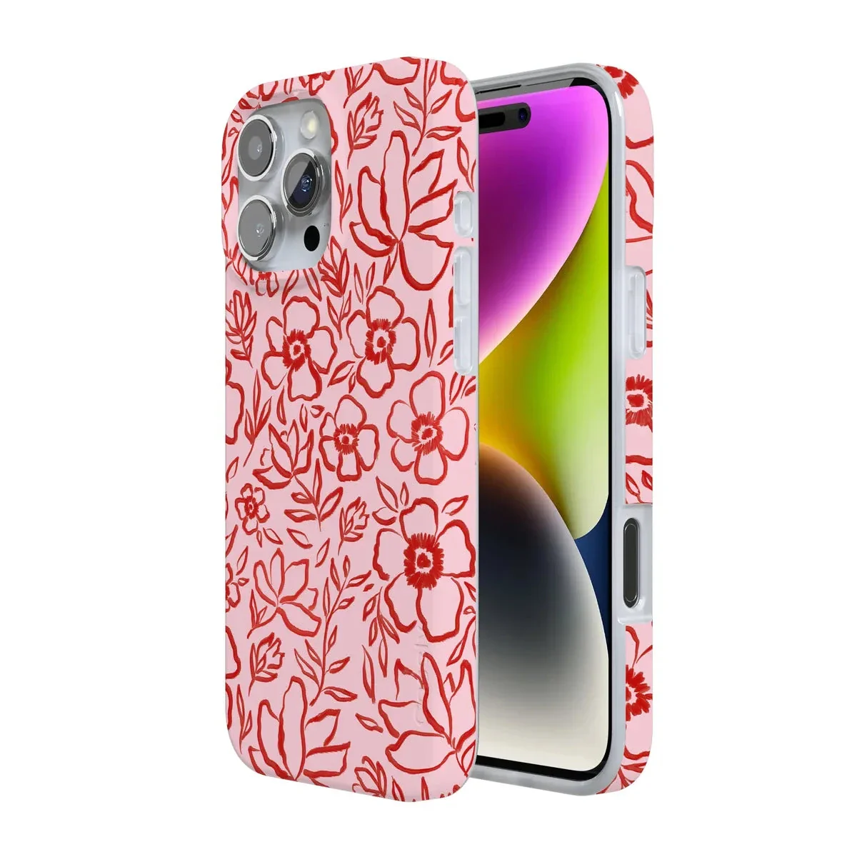 Blush Garden | Floral Doodle Case - Image 178