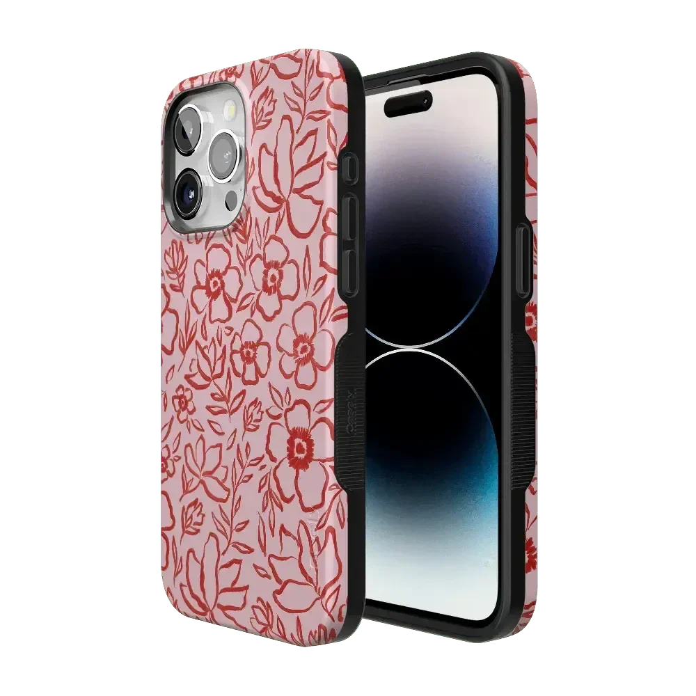 Blush Garden | Floral Doodle Case - Image 37