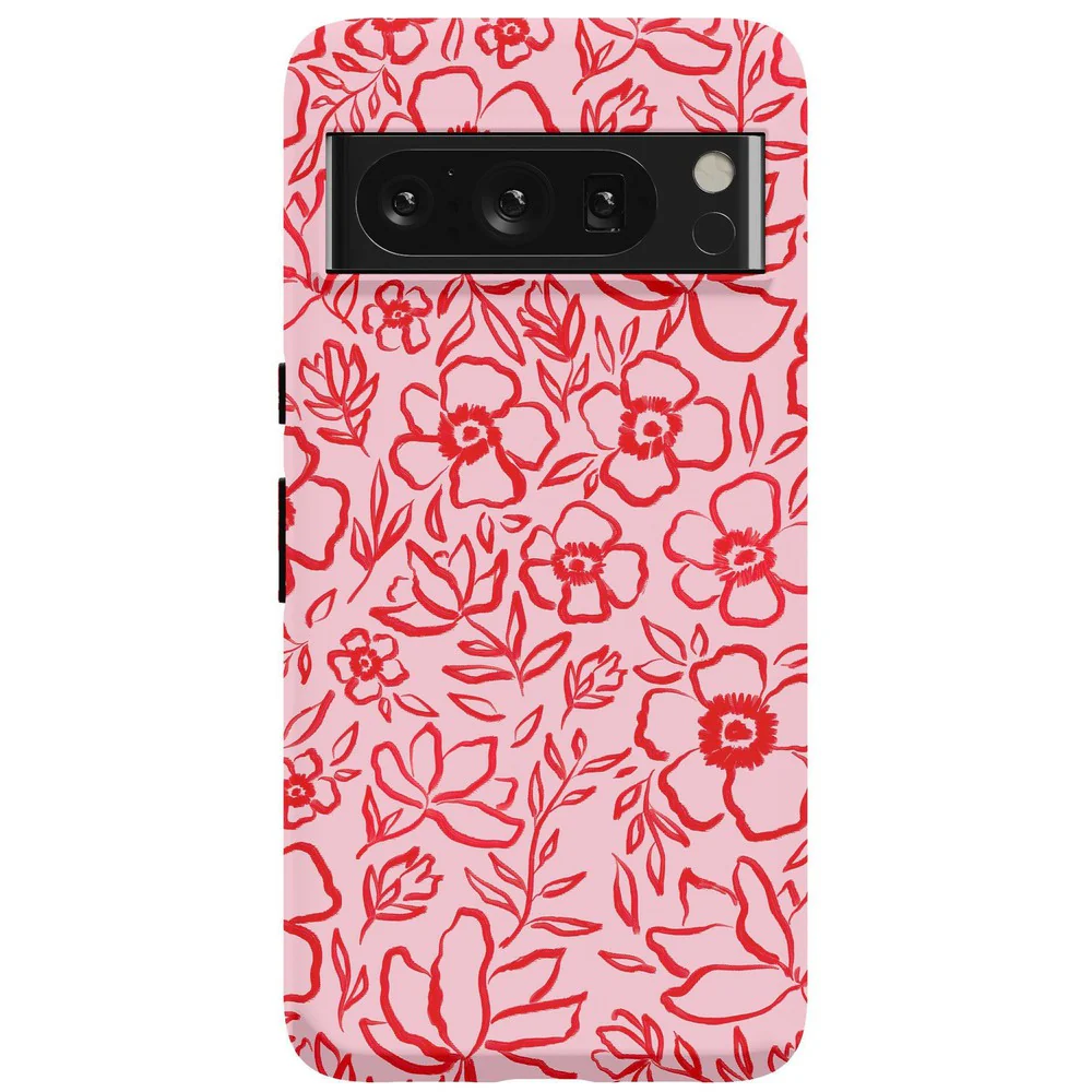 Blush Garden | Floral Doodle Case - Image 50