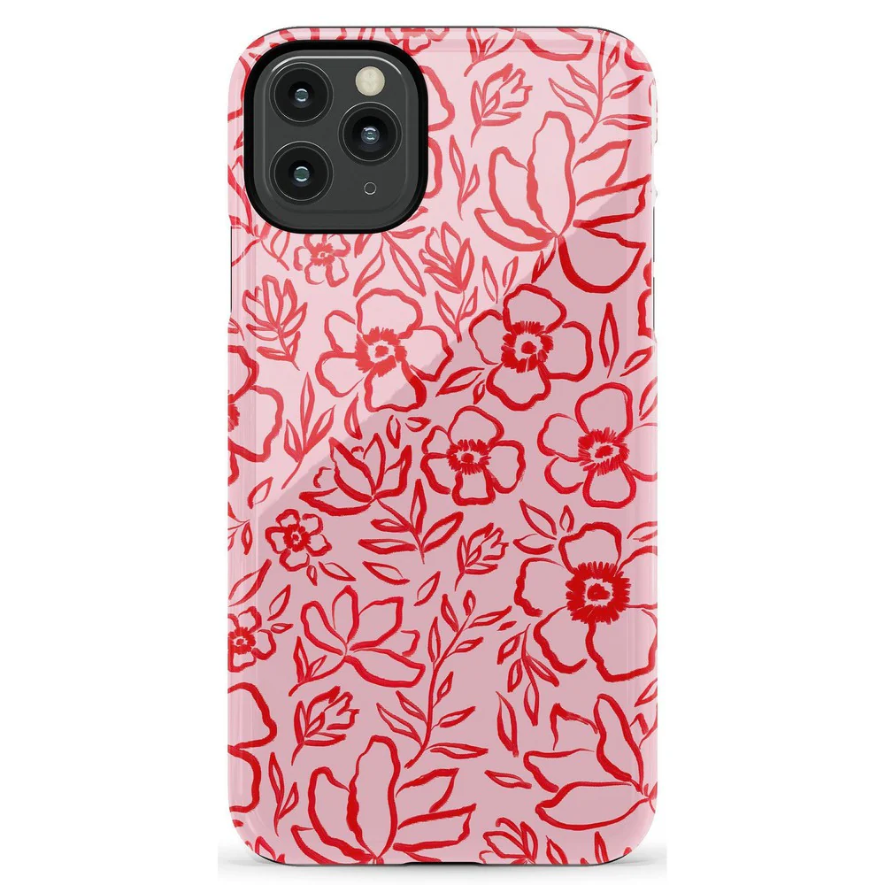 Blush Garden | Floral Doodle Case - Image 72