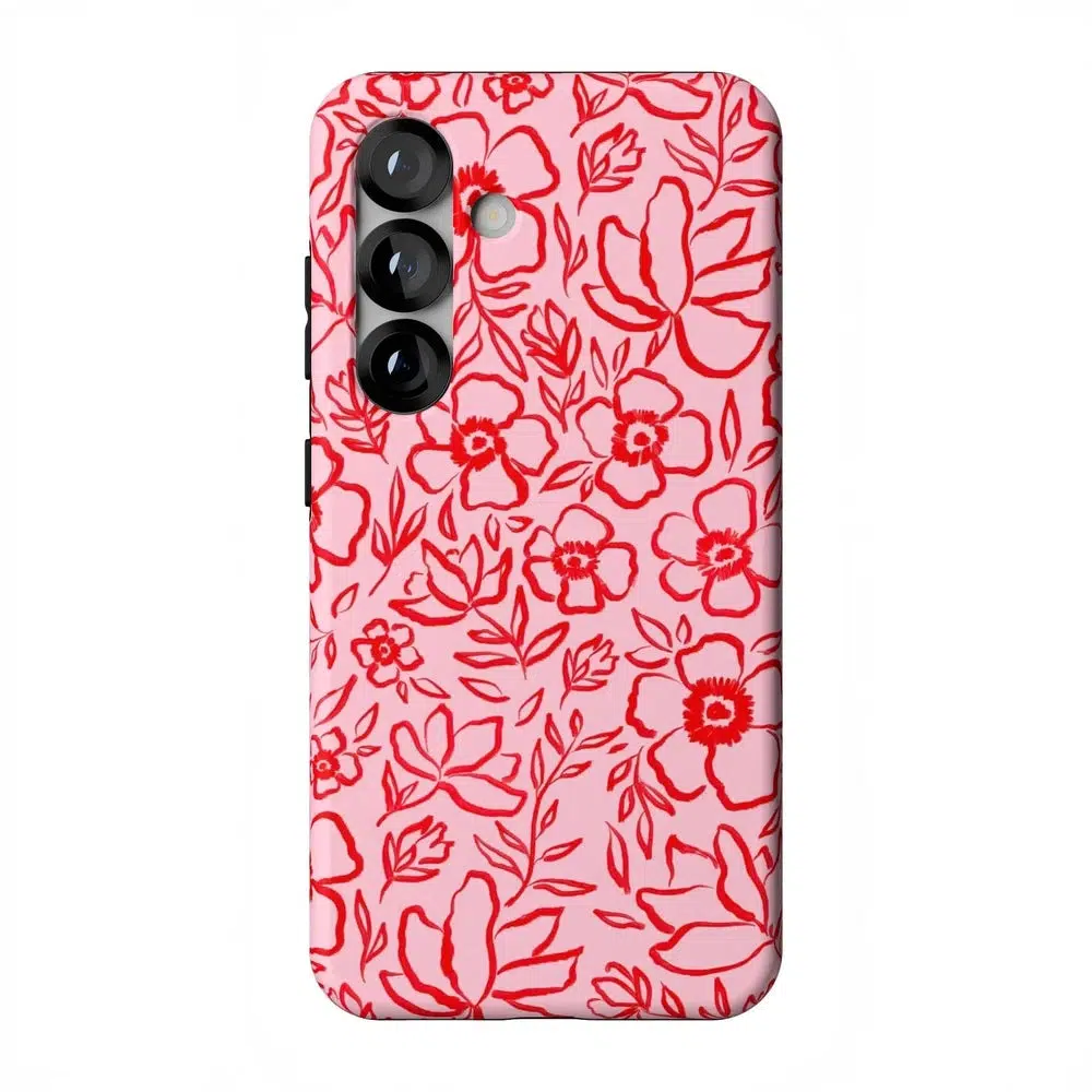 Blush Garden | Floral Doodle Case - Image 88