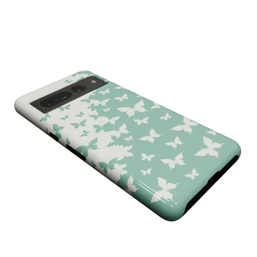 Butterfly Effect | Sage Colorblock Google Pixel Case - Image 11