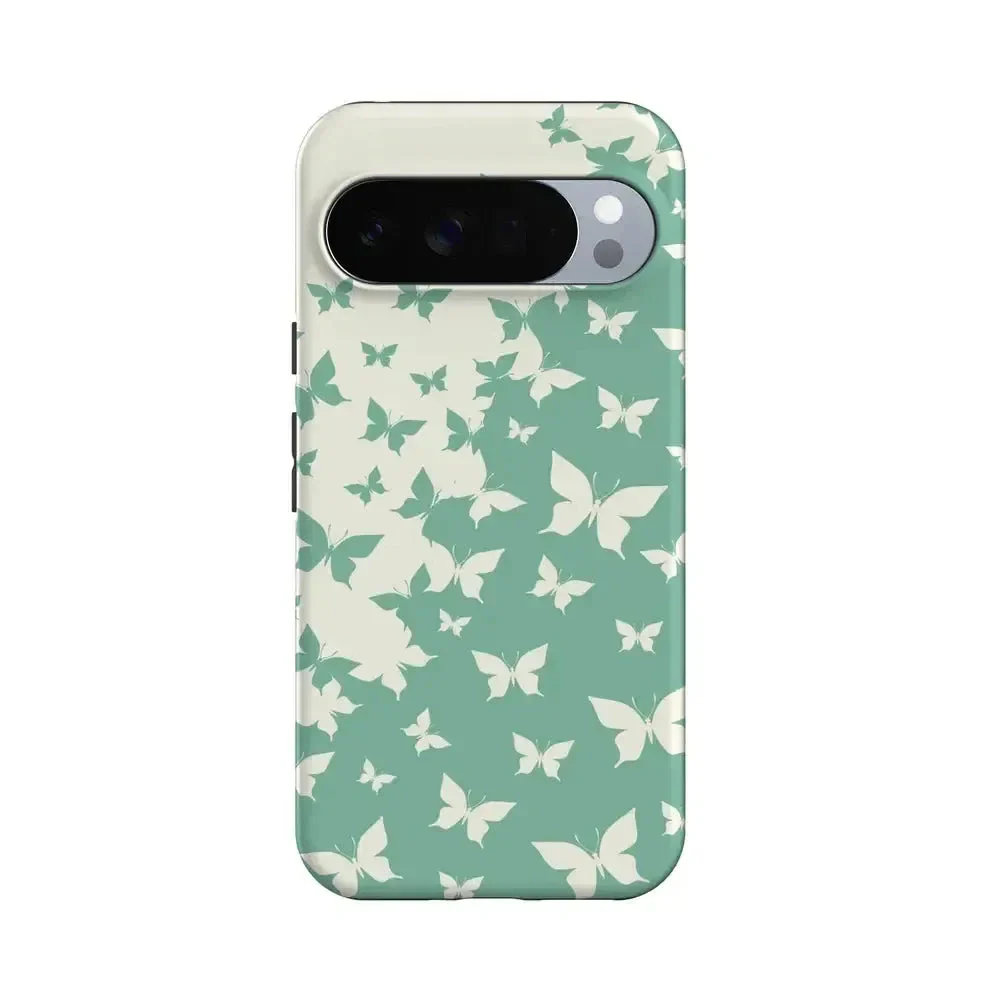 Butterfly Effect | Sage Colorblock Google Pixel Case - Image 20