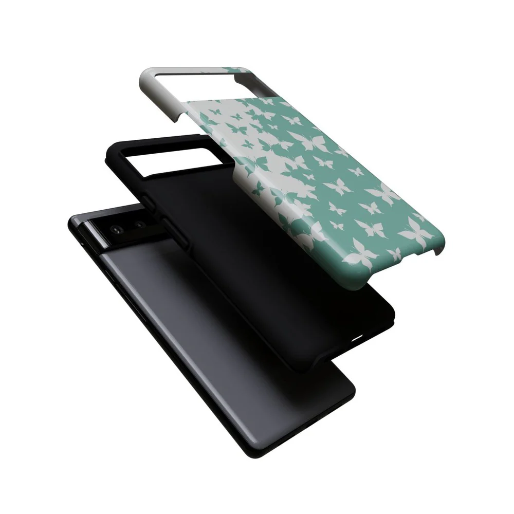 Butterfly Effect | Sage Colorblock Google Pixel Case - Image 3