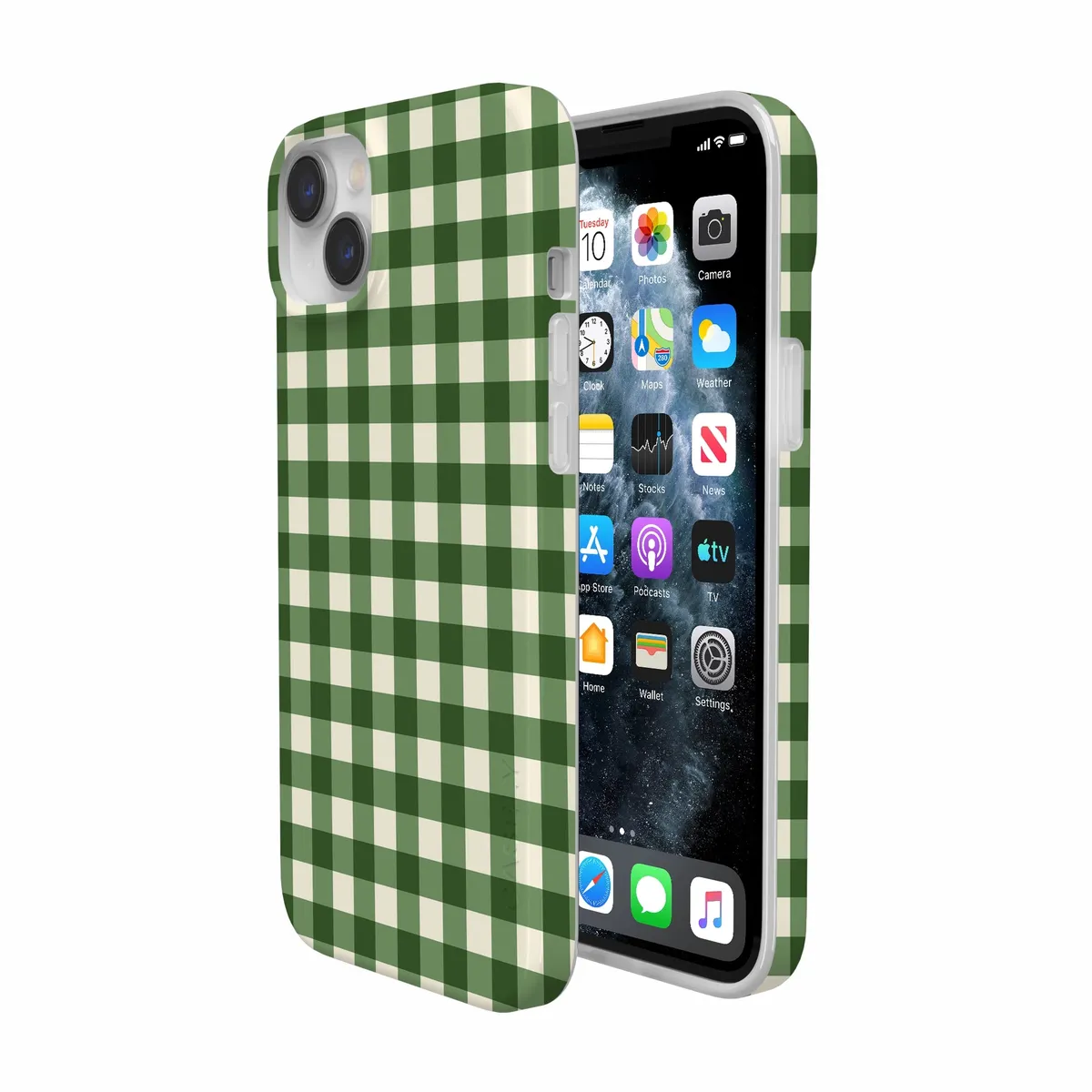 Checked Twice | Green Plaid Case - Image 215
