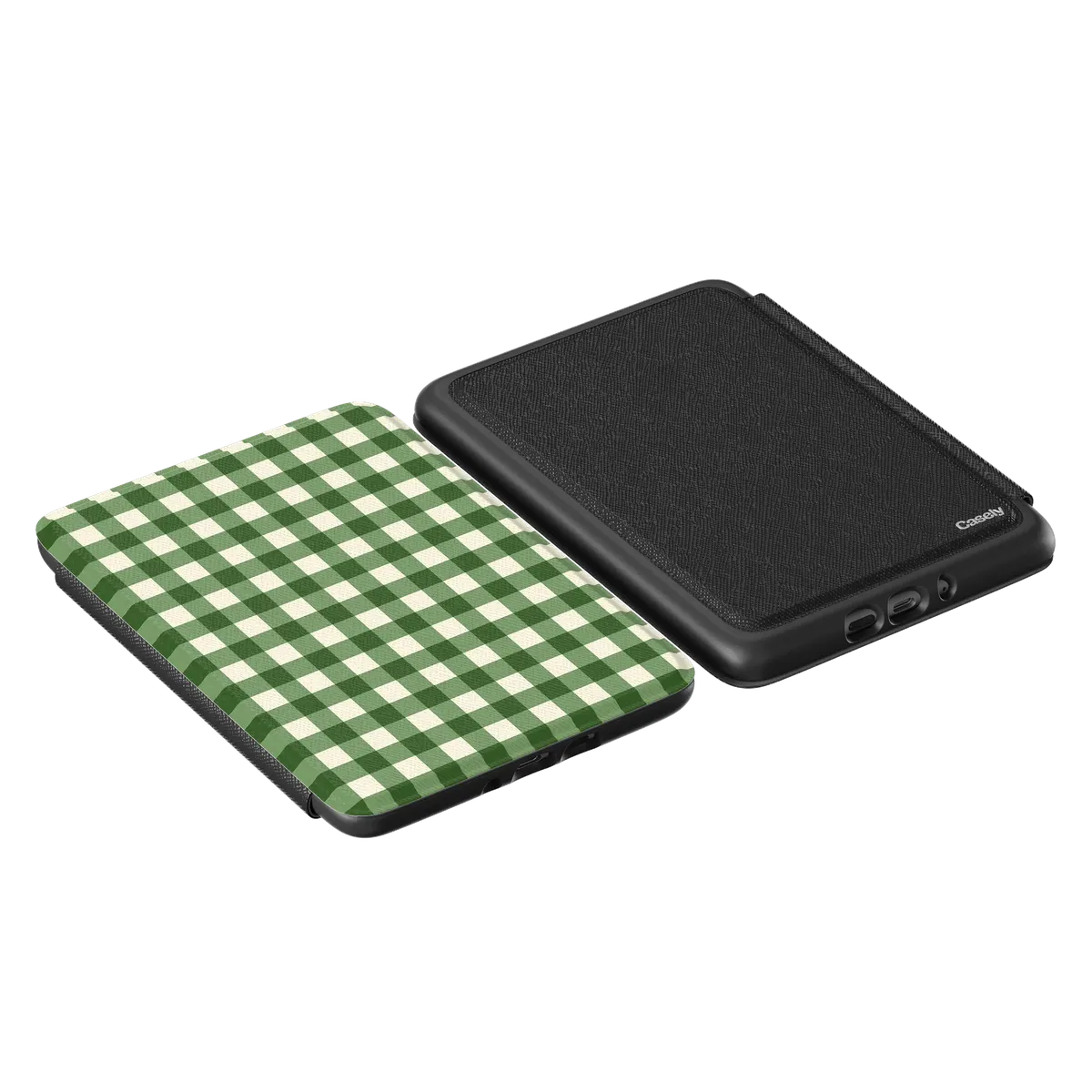 Checked Twice | Green Plaid Kindle Case - Image 9