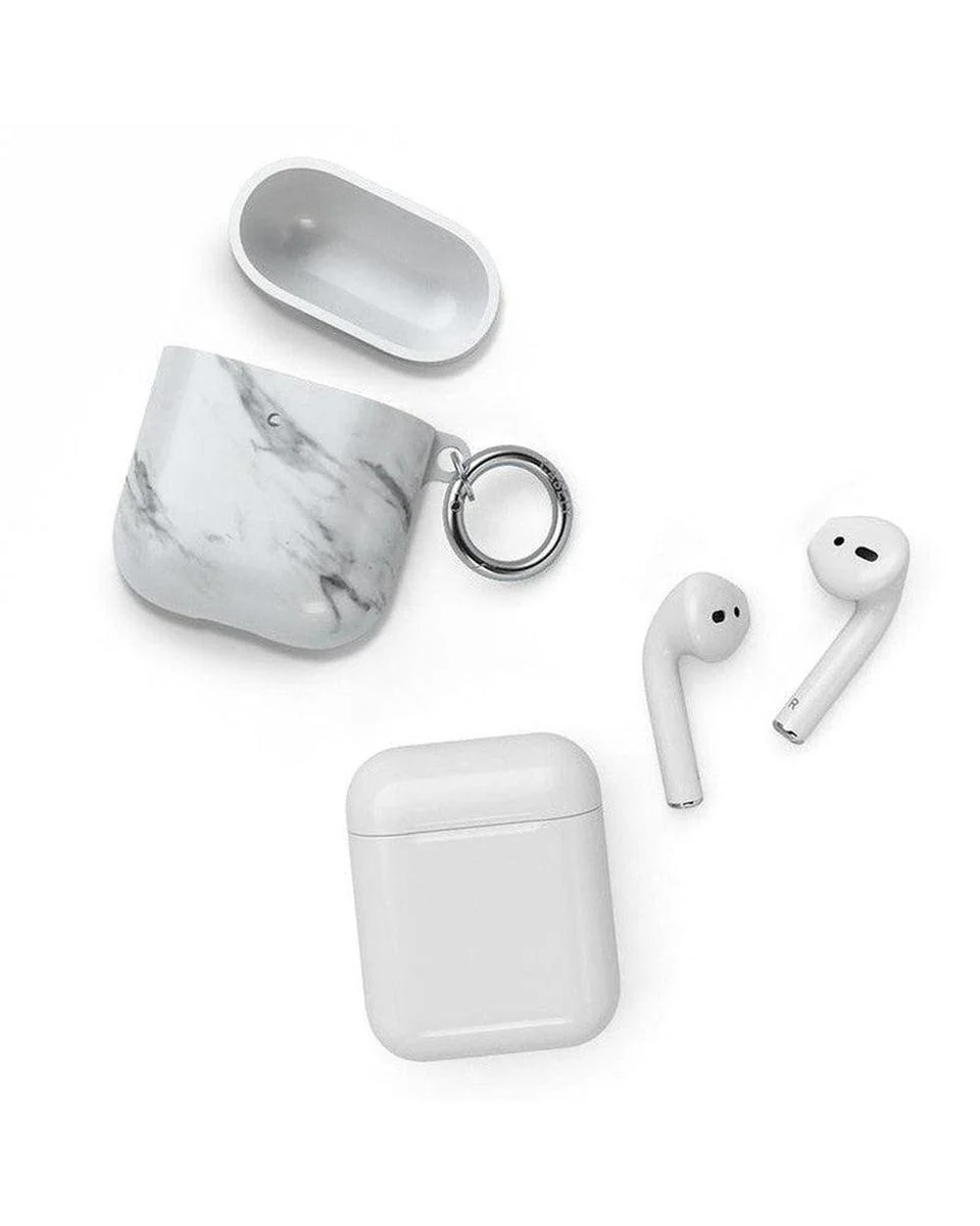 Take Me for Granite | White Marble AirPods Case - Image 9