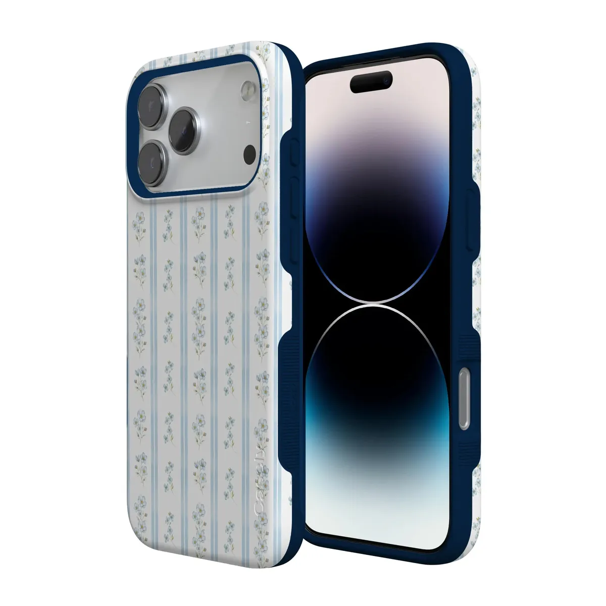 Cottage Stripe | Blue Floral Case - Image 2
