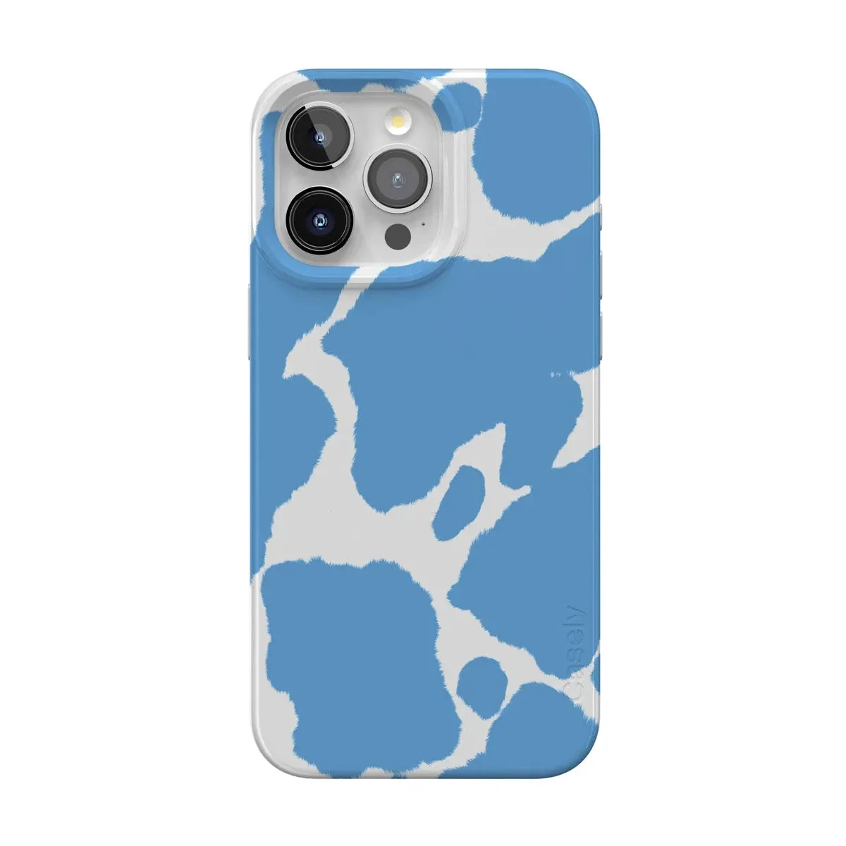 Current MOOd | Light Blue Cow Print Case - Image 99