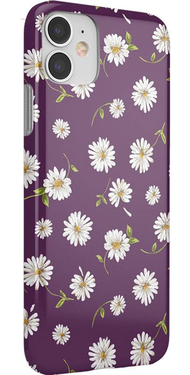 Daisy Daydream | Plum Purple Floral Case - Image 16