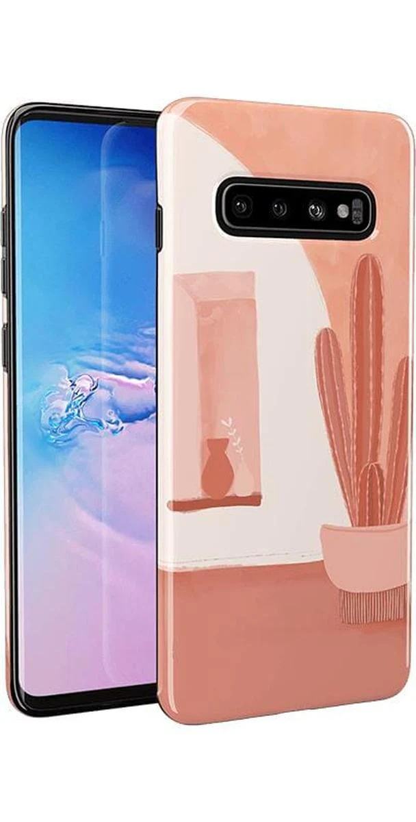 Desert Daze | Peachy Cactus Samsung Case - Image 8