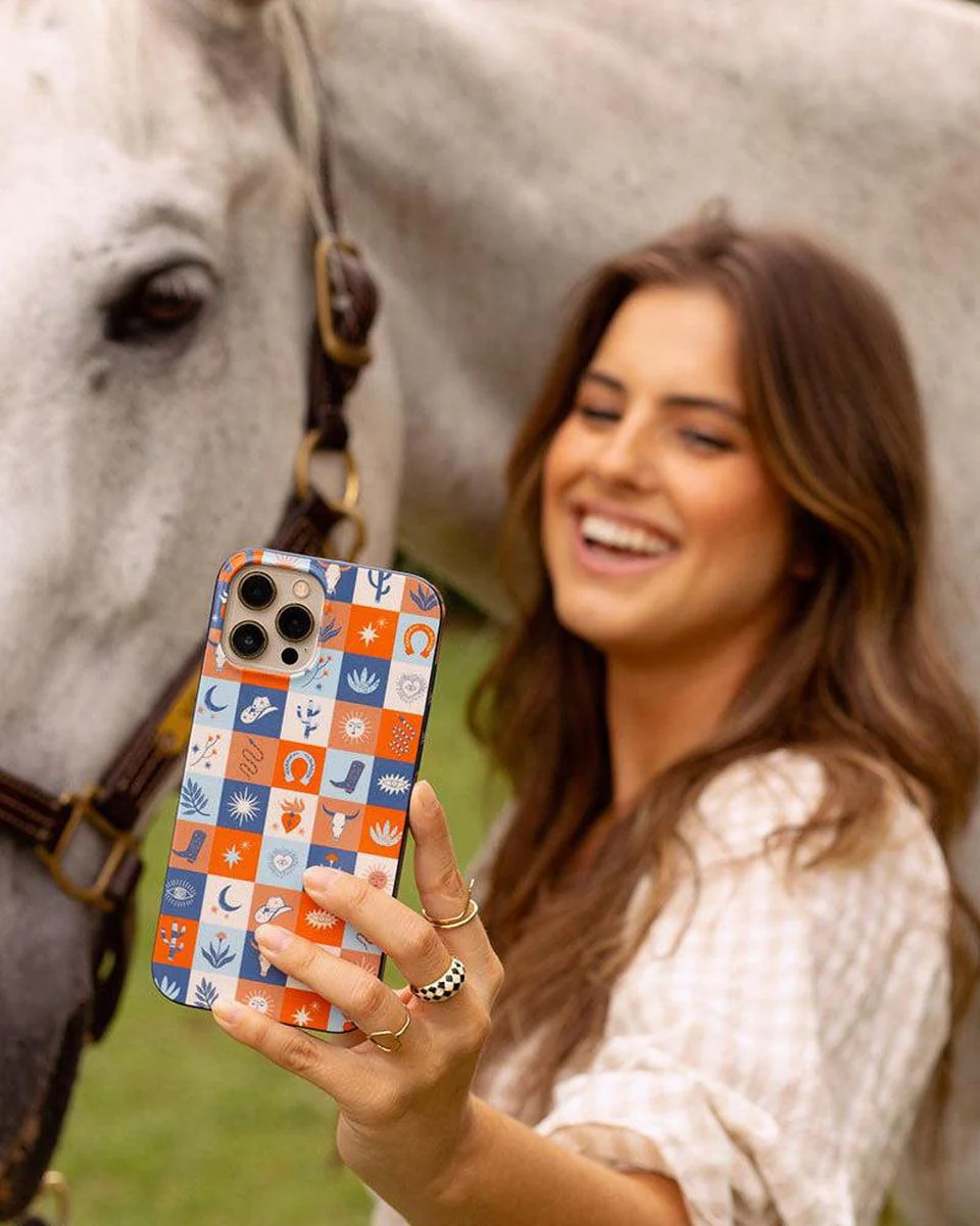 Dirt Road Chic | Western Squares Case - Image 45