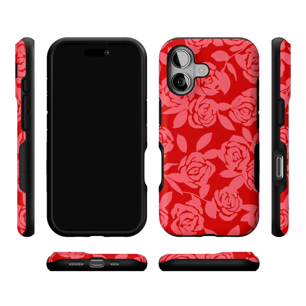 Final Rose | Red & Pink Floral Case - Image 28