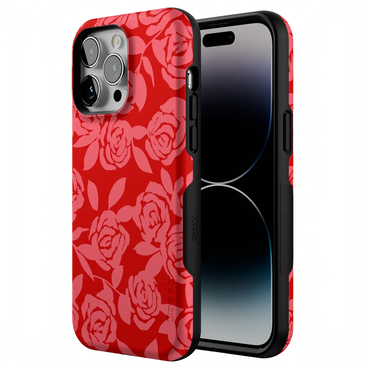 Final Rose | Red & Pink Floral Case - Image 51
