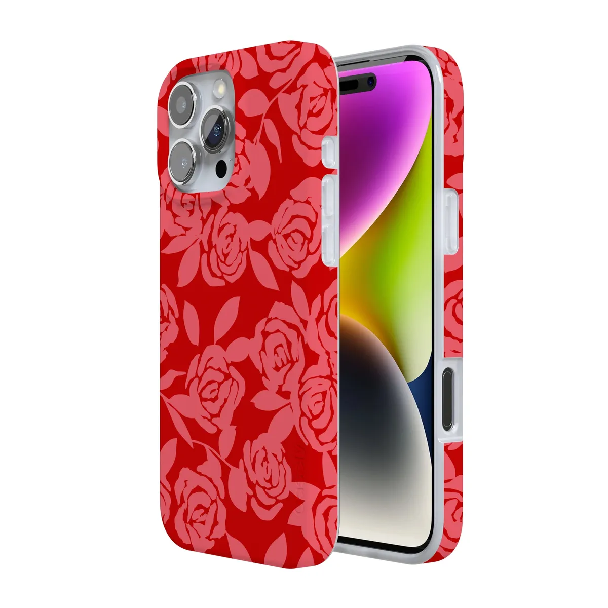 Final Rose | Red & Pink Floral Case - Image 93