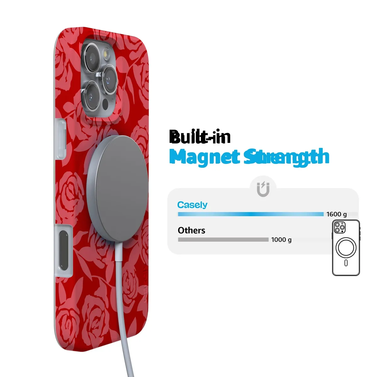 Final Rose | Red & Pink Floral Case - Image 94