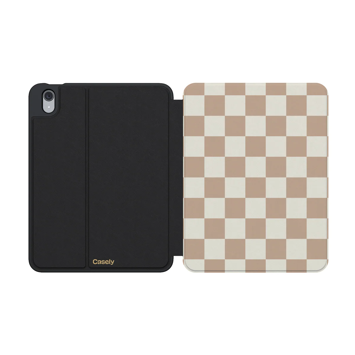 Fit Check | Neutral Checkerboard iPad Case - Image 15