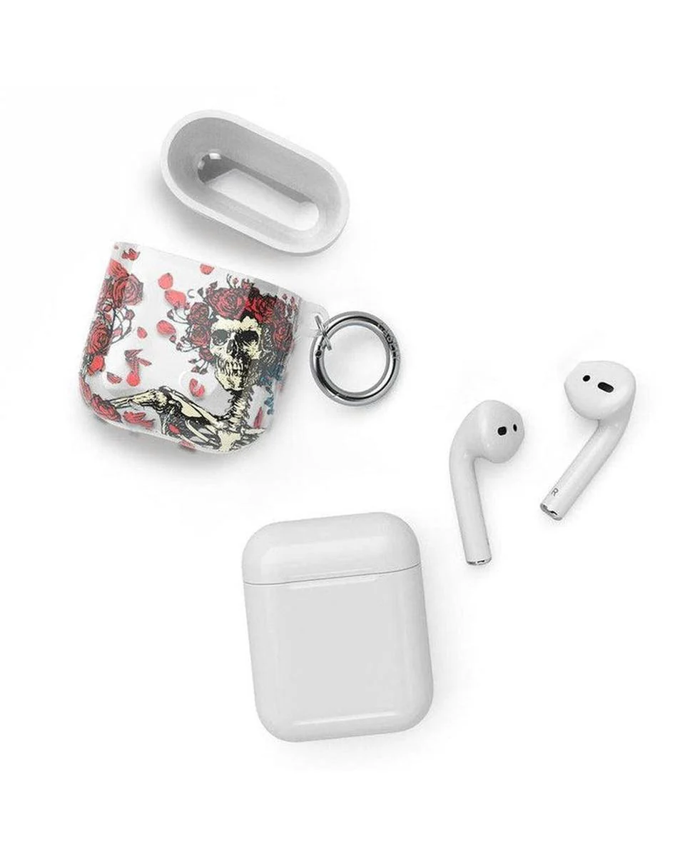 Forever Grateful | Grateful Dead Skeleton Floral AirPods Case - Image 10