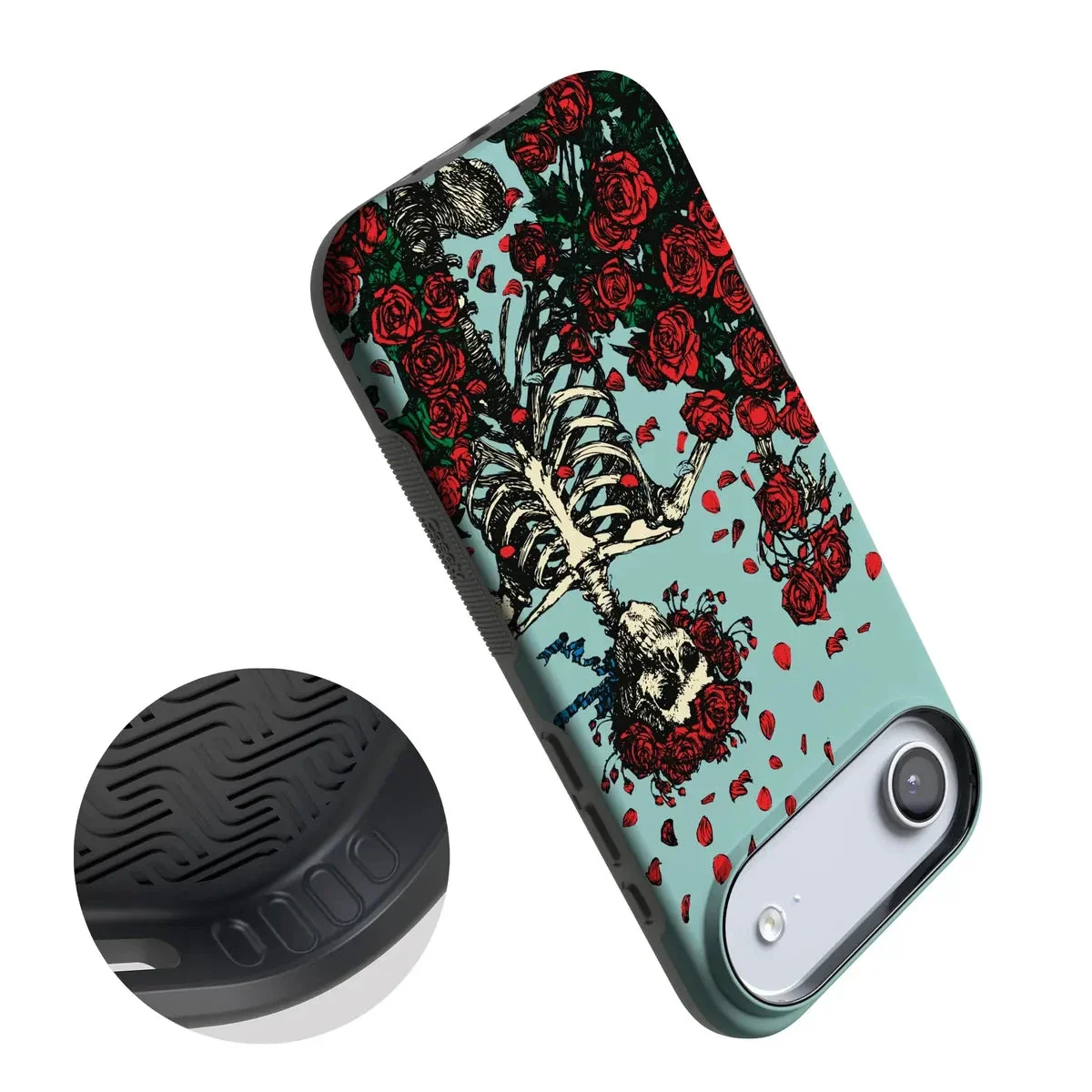 Forever Grateful | Grateful Dead Skeleton Floral Case - Image 148