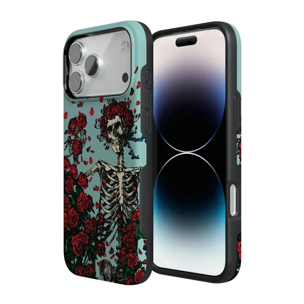 Forever Grateful | Grateful Dead Skeleton Floral Case - Image 2
