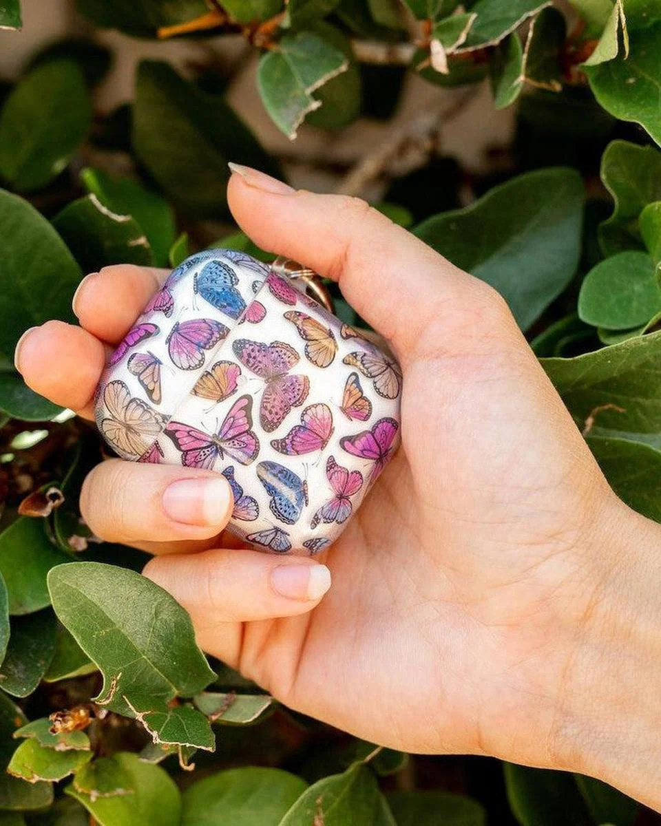 Free Spirit | Rainbow Butterfly AirPods Case - Image 10