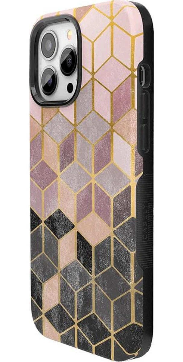 Stepping Up | Geo Rose Gold Marble Case - Image 56