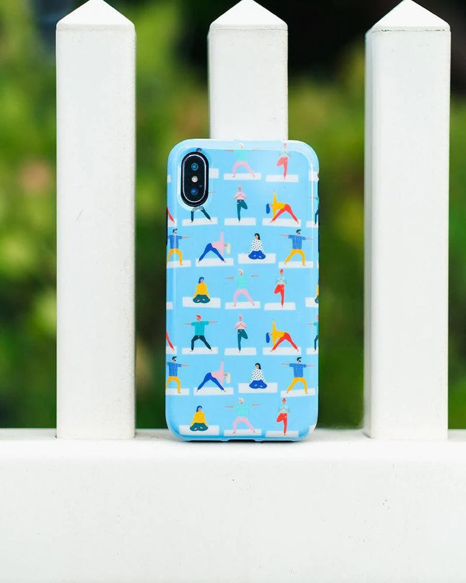 Go with the Flow | Light Blue Yoga Case - Image 49