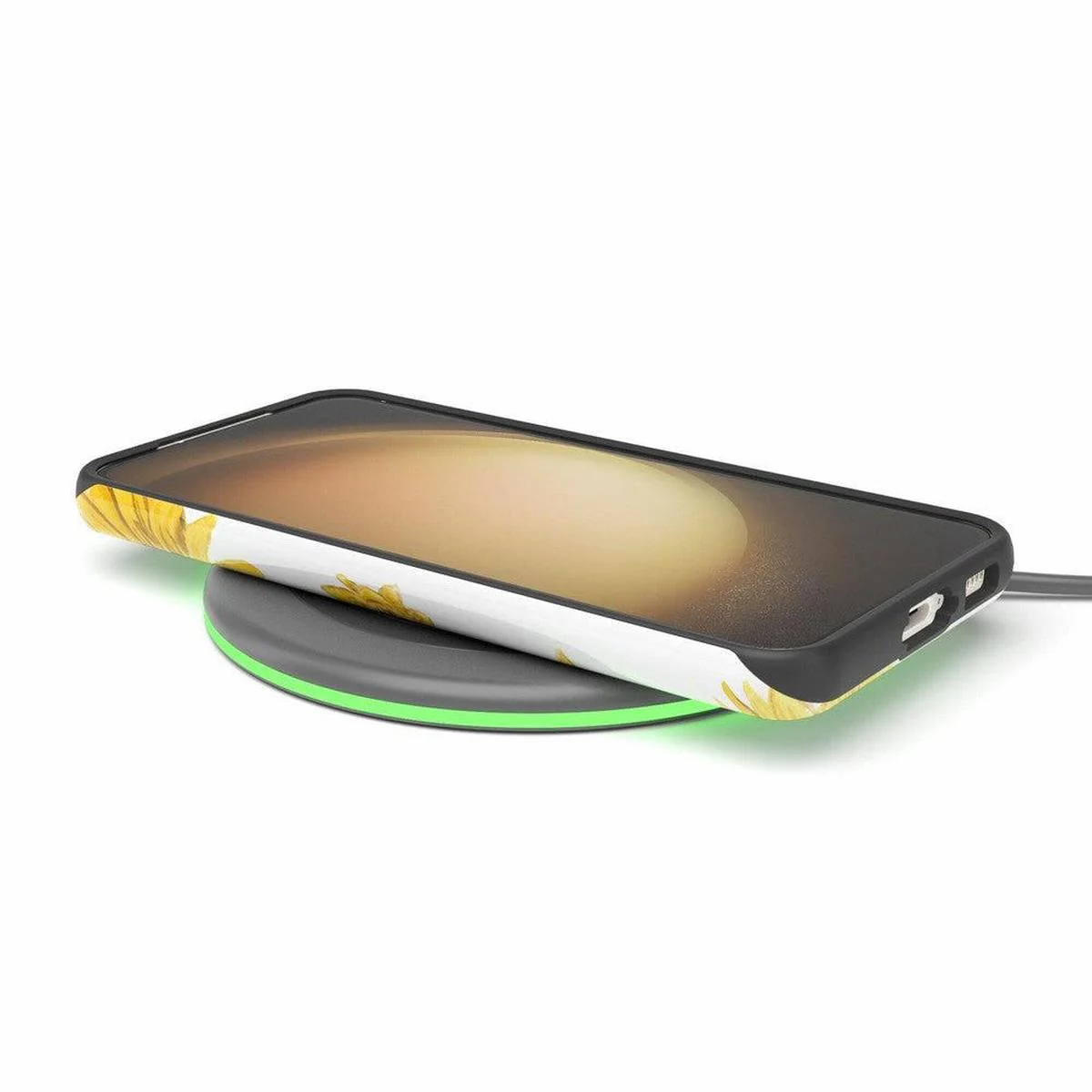 Golden Garden | Yellow Sunflower Floral Samsung Case - Image 11