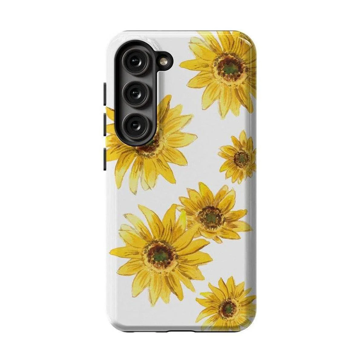 Golden Garden | Yellow Sunflower Floral Samsung Case - Image 13