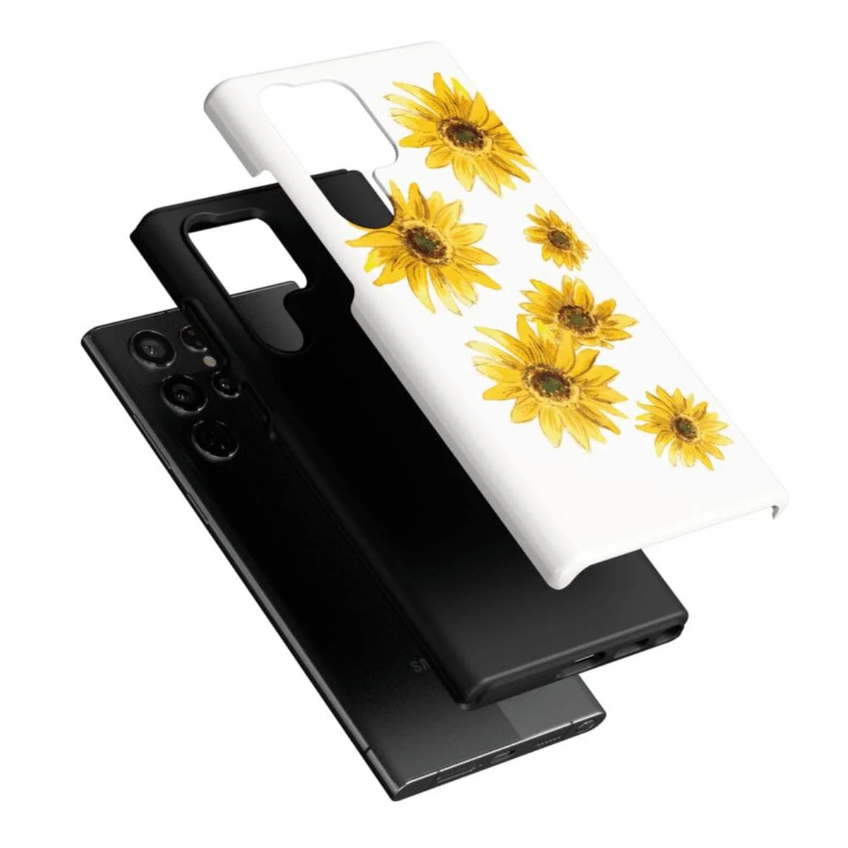 Golden Garden | Yellow Sunflower Floral Samsung Case - Image 20